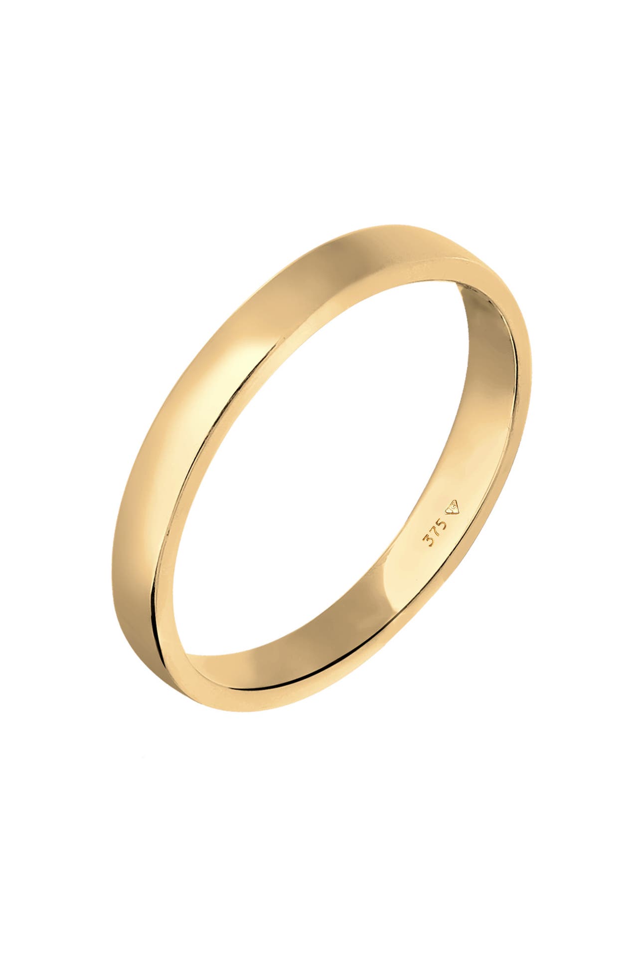 ELLI PREMIUM Ring Ehering Trauring Basic 375 Gelbgold, Bild 1