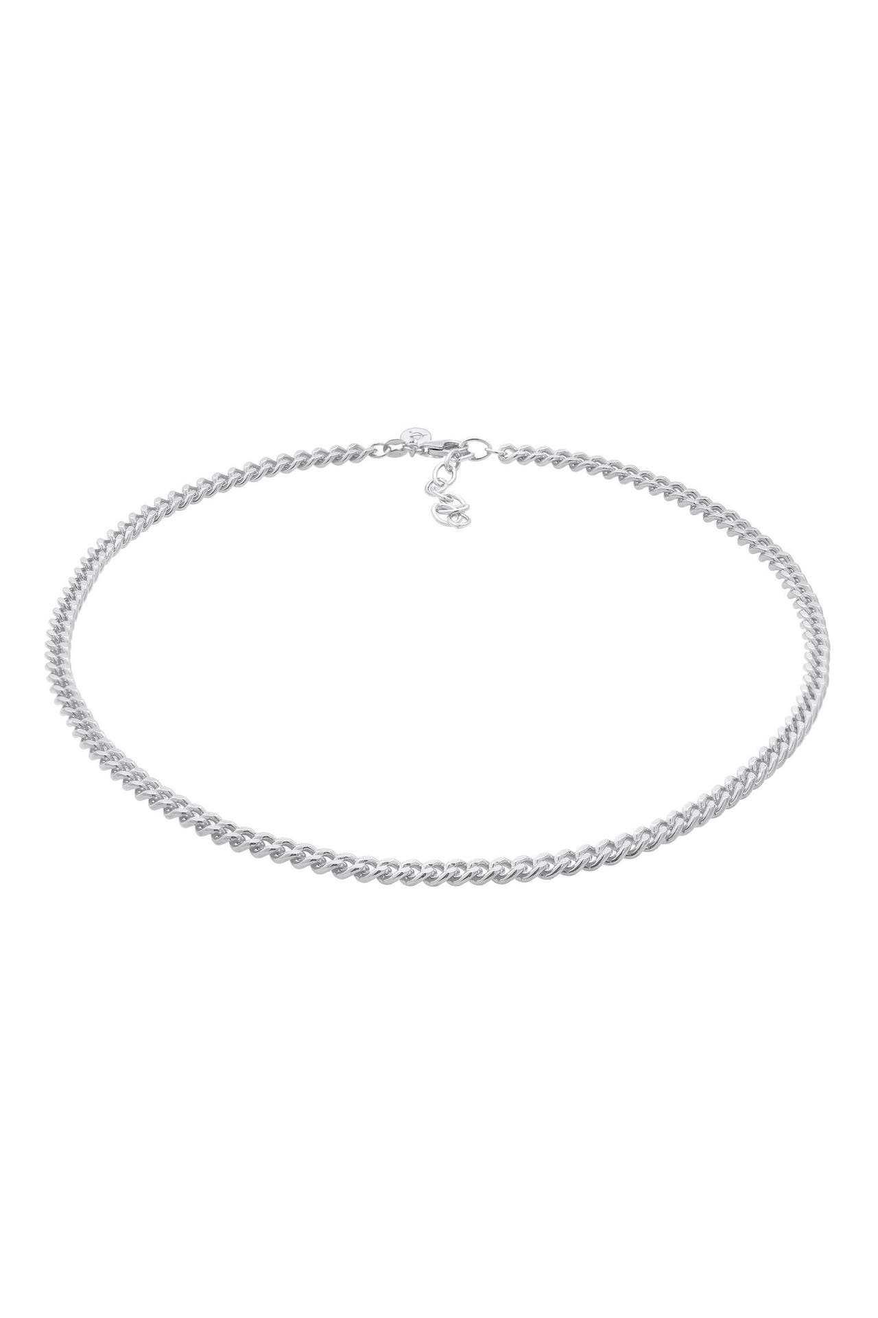 ELLI PREMIUM Kette Choker Panzerkette Basic Klassik 925 Silber Silber, Bild 1