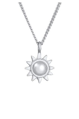 ELLI Kette Sonne Strahlend 925 Silber Silber