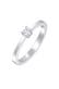 Ring Solitär Lab Grown Diamanten (0.17 ct) 925 Silber Silber