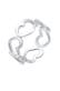 Ring Bandring Herzen Symbol Cut-Out Trend 925er Silber