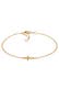 Armband Kreuz 375 Gelbgold Gold