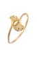 Ring Offen Verstellbar Ginkgo Blatt Natur 375 Gelbgold Gold