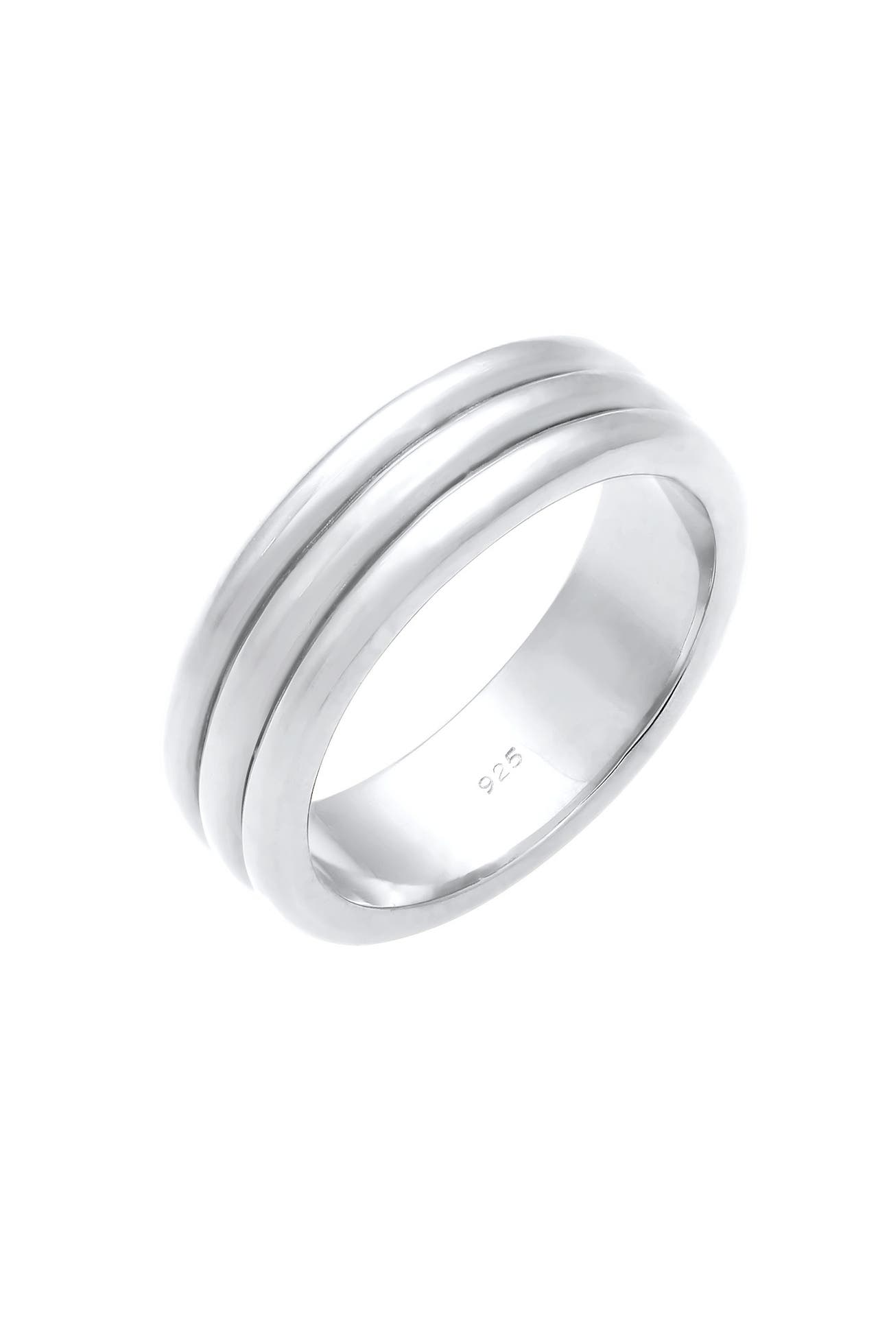 ELLI PREMIUM Ring Paarring Drei Ringe Trauring Hochzeit 925 Silber Silber, Bild 1