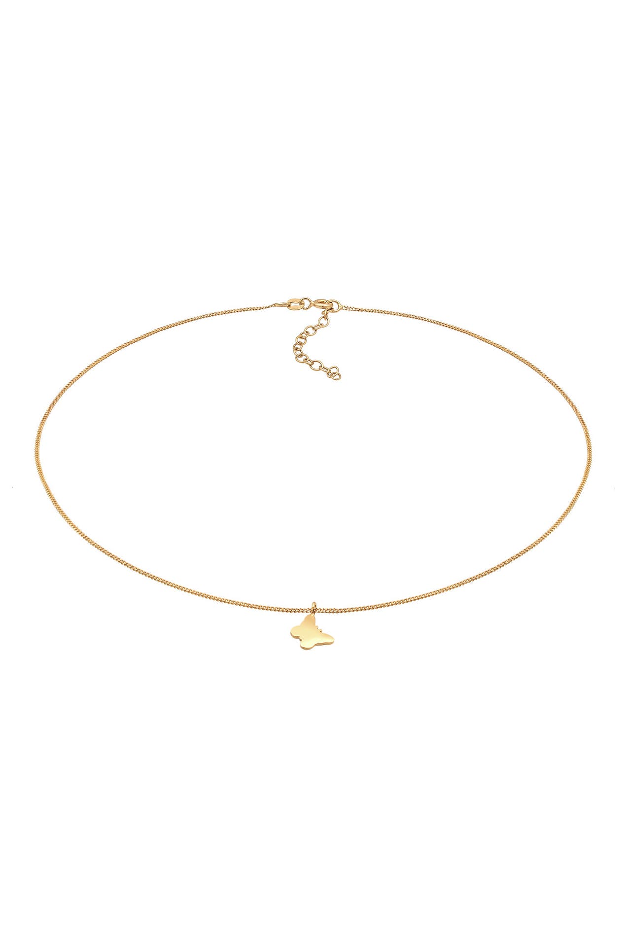 ELLI Kette Choker Schmetterling 925 Sterling Silber Gold, Bild 1