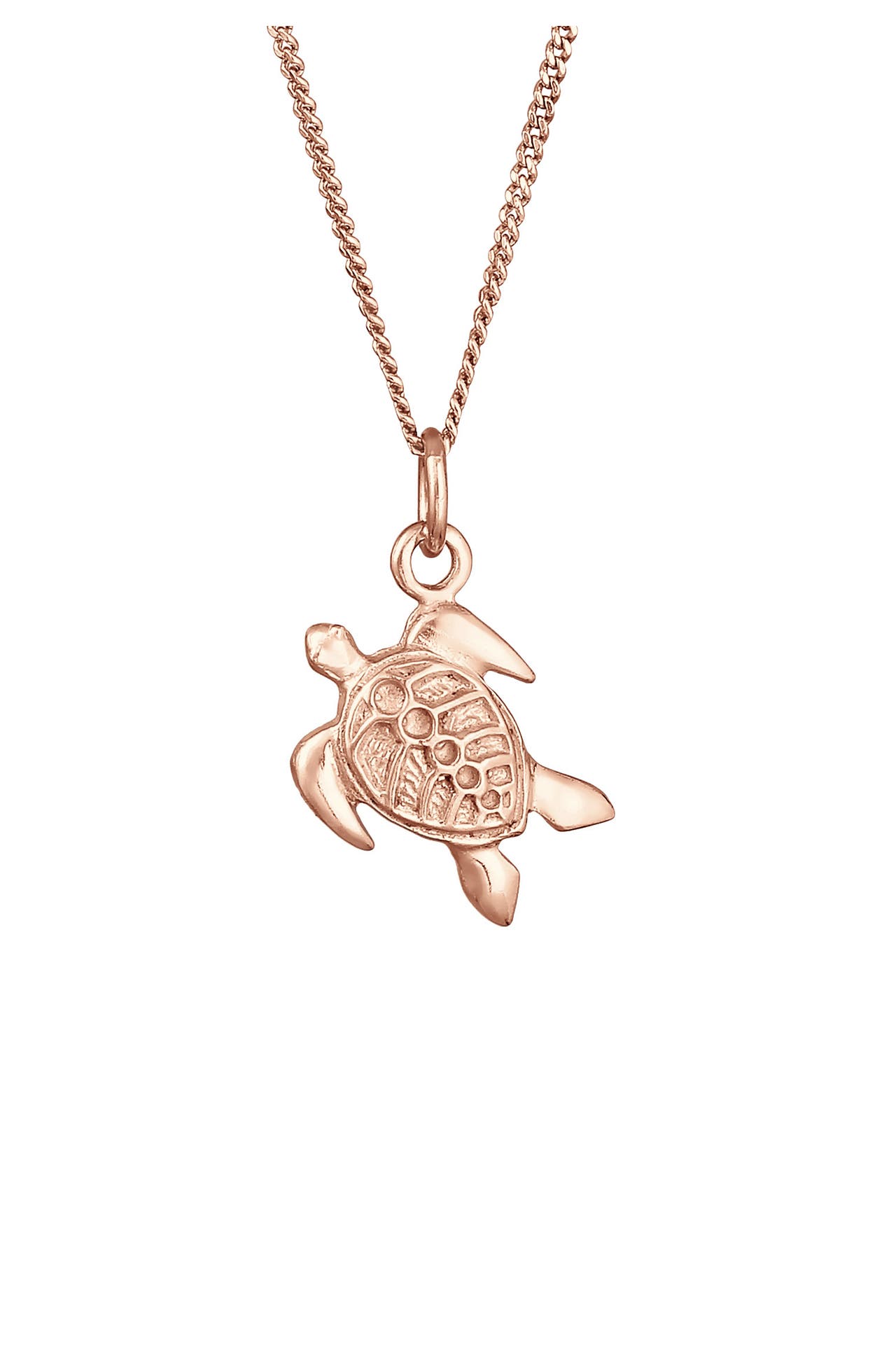 ELLI Kette Süßer Anhänger Schildkröte Schmuck Geschenk 925 Silber Rosegold, Bild 1