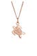 Kette Süßer Anhänger Schildkröte Schmuck Geschenk 925 Silber Rosegold
