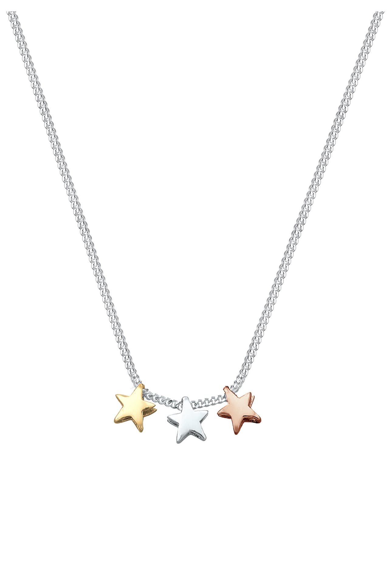 ELLI Kette Stern 925 Sterling Silber Bunt, Bild 1
