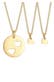 Kette Trio Herz Mutter Kind Cut Out Herz Set 925 Sterling Silver Gold