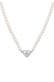 Kette Elli Halskette Choker Perle Herz Edelweiss 925 Silber Silber
