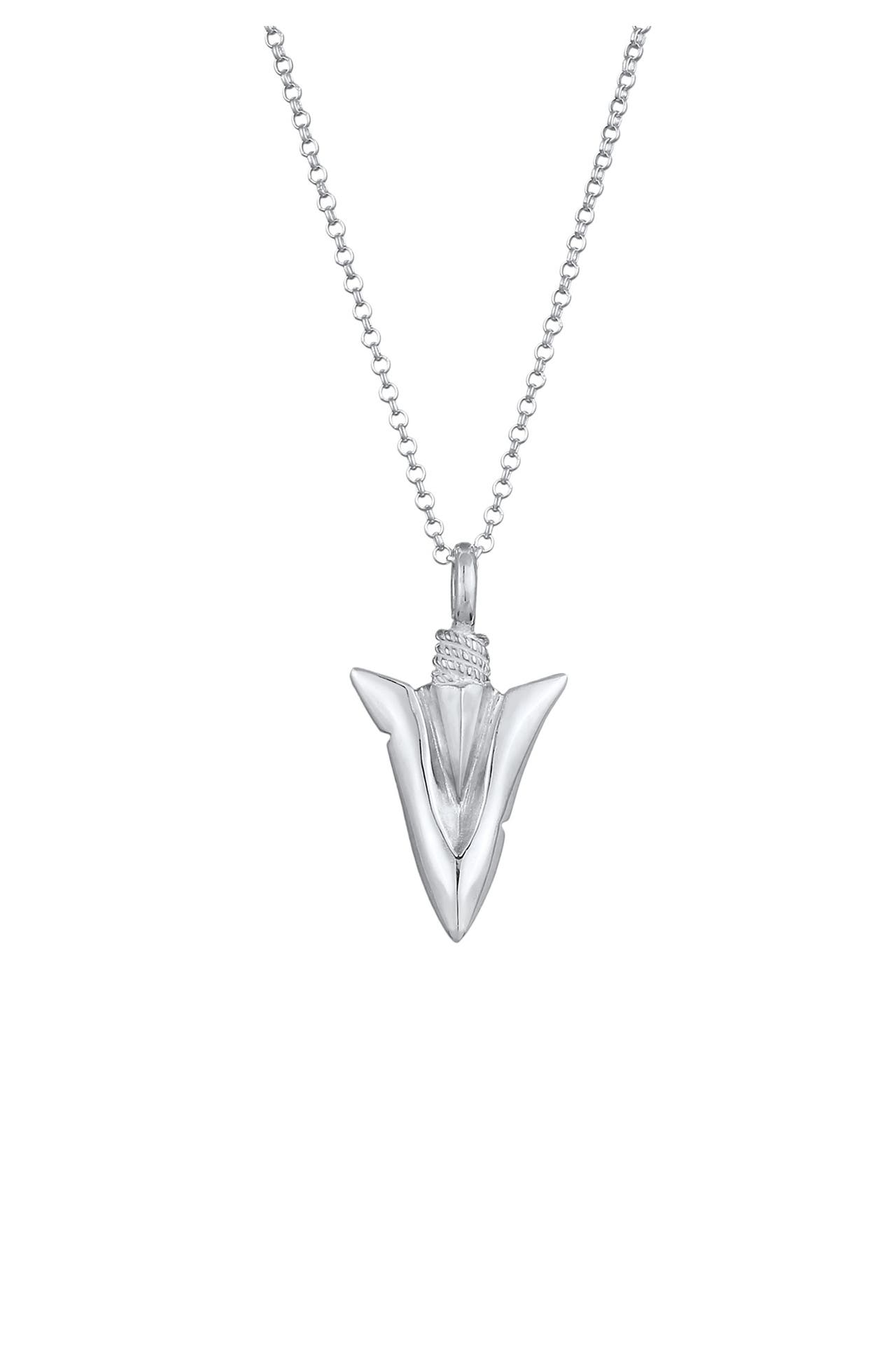 KUZZOI Kette Pfeil Arrow Spitze Anhänger 925 Silber Silber, Bild 1