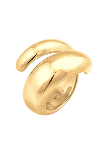 NENALINA Ring Wickelring Statement 925 Silber gold