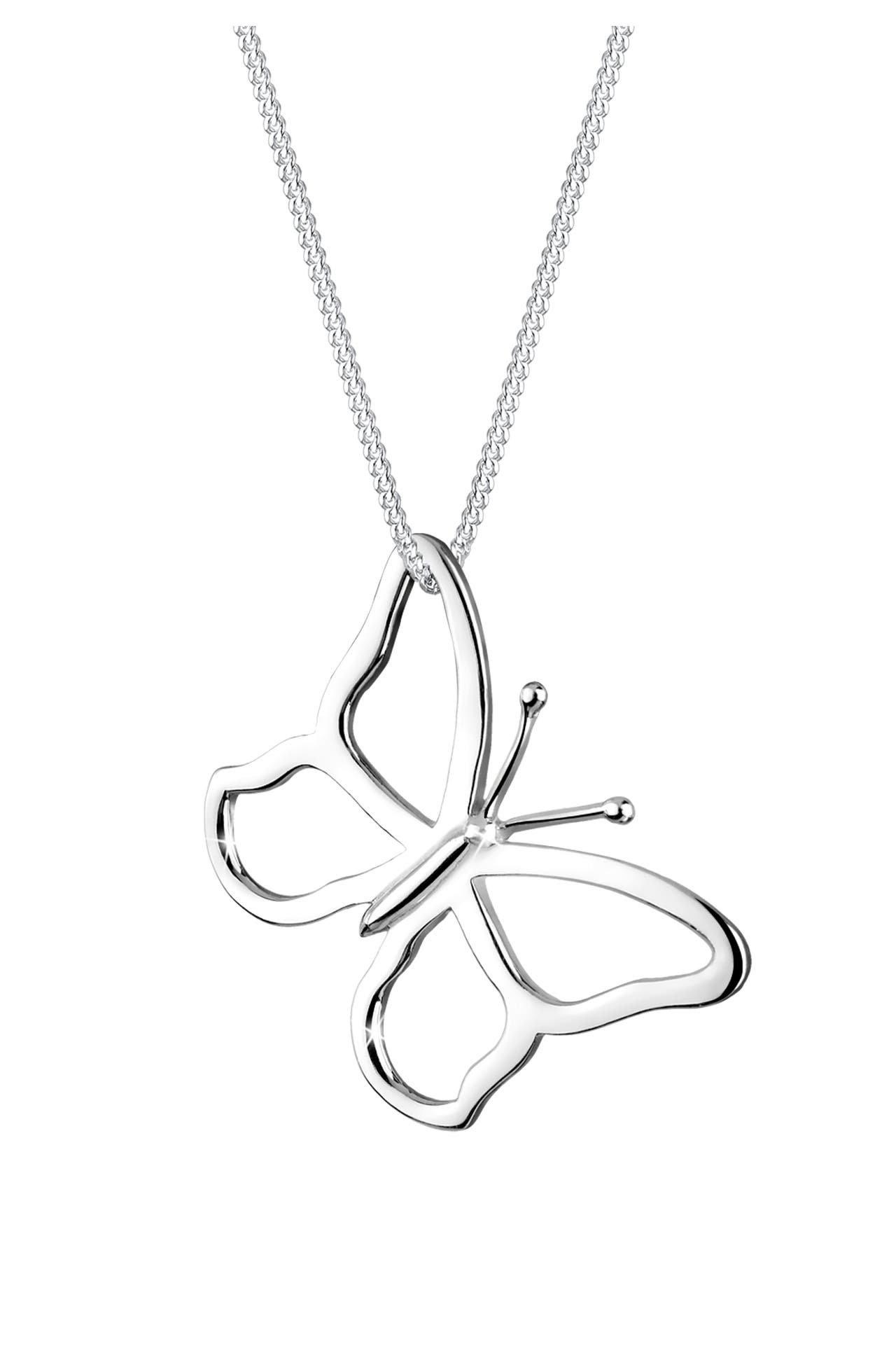 ELLI Kette Schmetterling Anänger Traumhaft 925 Silber Silber, Bild 1
