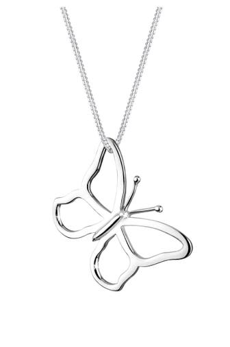 ELLI Kette Schmetterling Anänger Traumhaft 925 Silber Silber