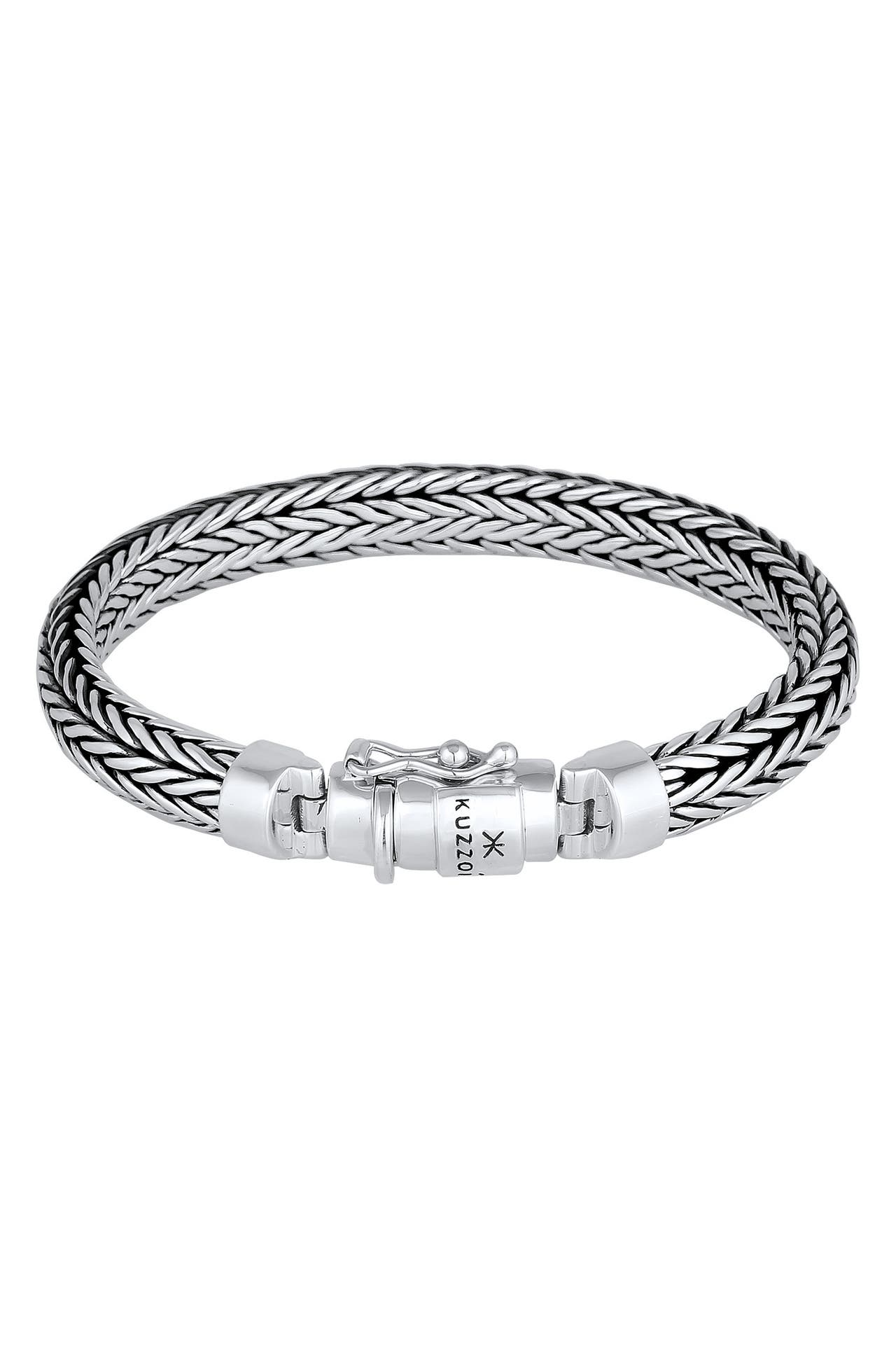 KUZZOI Armband Zopfglieder 925 Silber, Bild 1