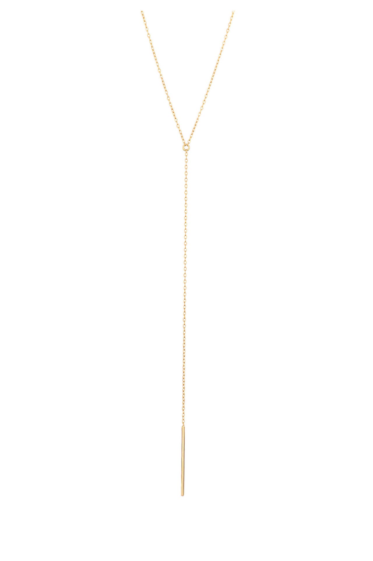 ELLI Kette Y-Kette Stab 925 Sterling Silber Gold, Bild 1