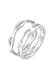 Ring Stapelringe Stacking Bandring 2er Set 925 Silber Silber