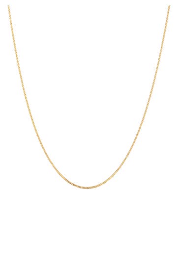 ELLI PREMIUM Kette Panzkette Basic Klassik 585er Gelbgold Gold