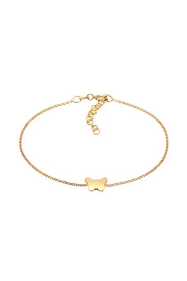 ELLI Armband Schmetterling 925 Silber Gold