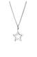 Kette Stern Schlicht Modern 925 Silber Silber
