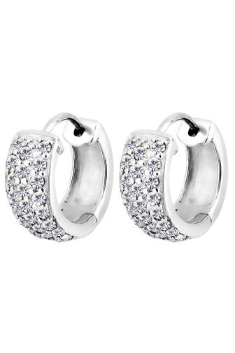 ELLI Ohrringe Creolen Kristalle Silber