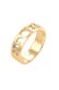 Ring Mond Halbmond Bandring Astro 925 Silber vergoldet Gold