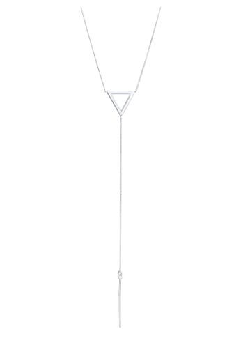 ELLI Kette Y-Kette Dreieck Geo 925 Sterling Silber Silber