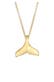 Kette Walflosse Fisch Meer Ozean 925 Silber Gold