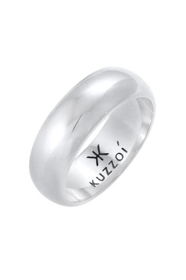 KUZZOI Ring Bandring Basic 925 Silber
