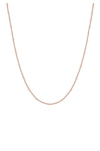 ELLI Kette Kugelkette Silberkette Fein 925 Silber Rosegold