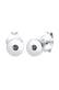 Ohrringe Ohrstecker Diamant Schwarz (0.03ct) 925 Sterling Silber Silber