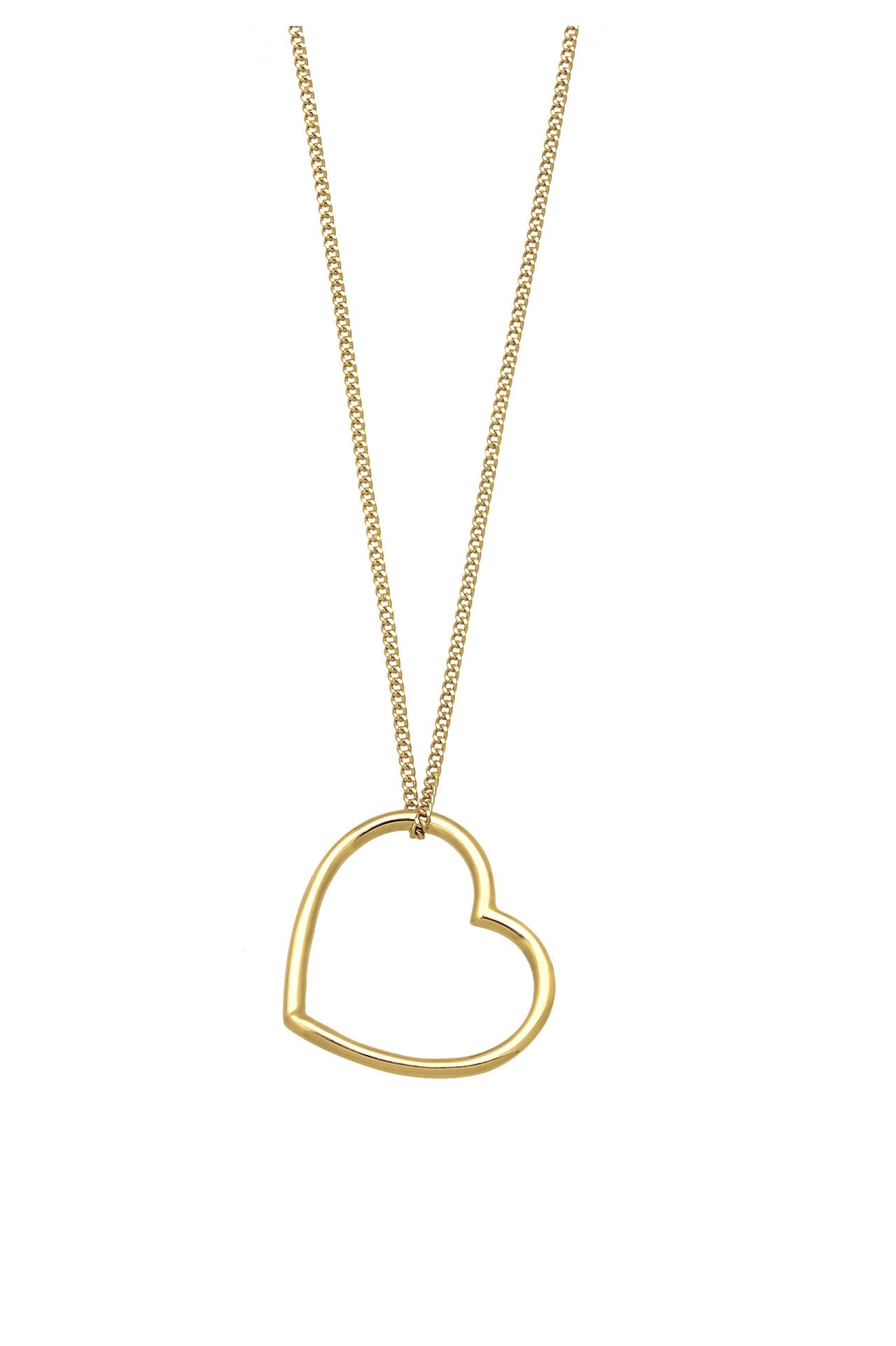 ELLI PREMIUM Kette Herz Anhänger 375 Gelbgold Gold, Bild 1