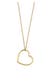 Kette Herz Anhänger 375 Gelbgold Gold