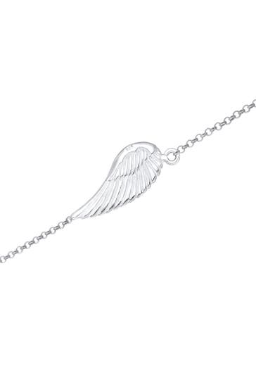 ELLI Armband Flügel Schutzengel Engel 925 Silber Silber