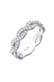 Ring Infinity mit Kristallen von Swarovski® 925 Silber Silber
