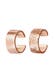 Ohrringe Earcuff Breit Basic Gehämmert 2er Set 925 Silber Rosegold