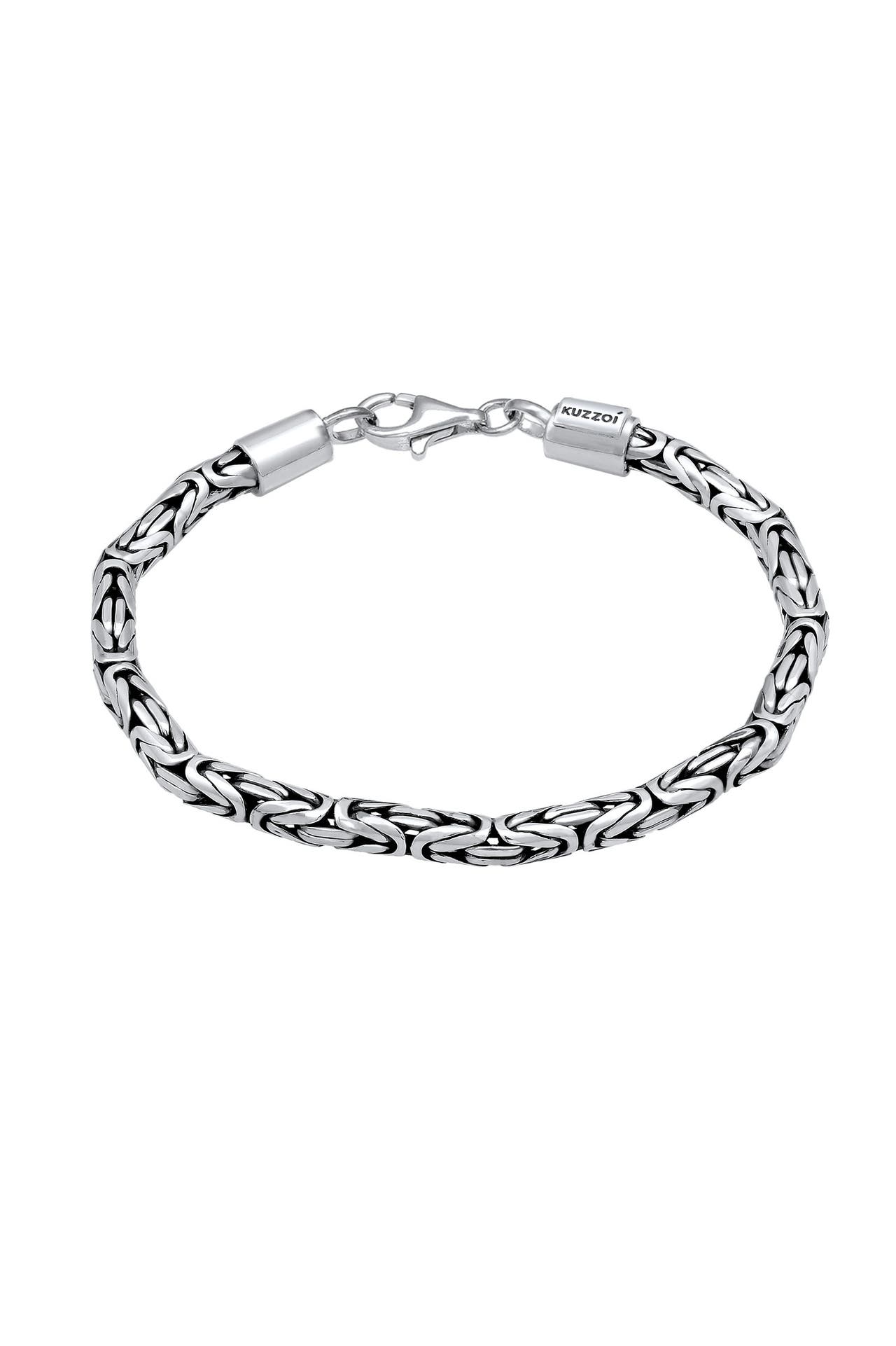KUZZOI Armband Königskette Massiv 925 Silber Unisex, Bild 1