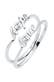Ring Hope Love Kristalle 925 Silber Weiß