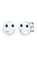 Ohrringe Smiling Zirkonia 925 Silber Silber