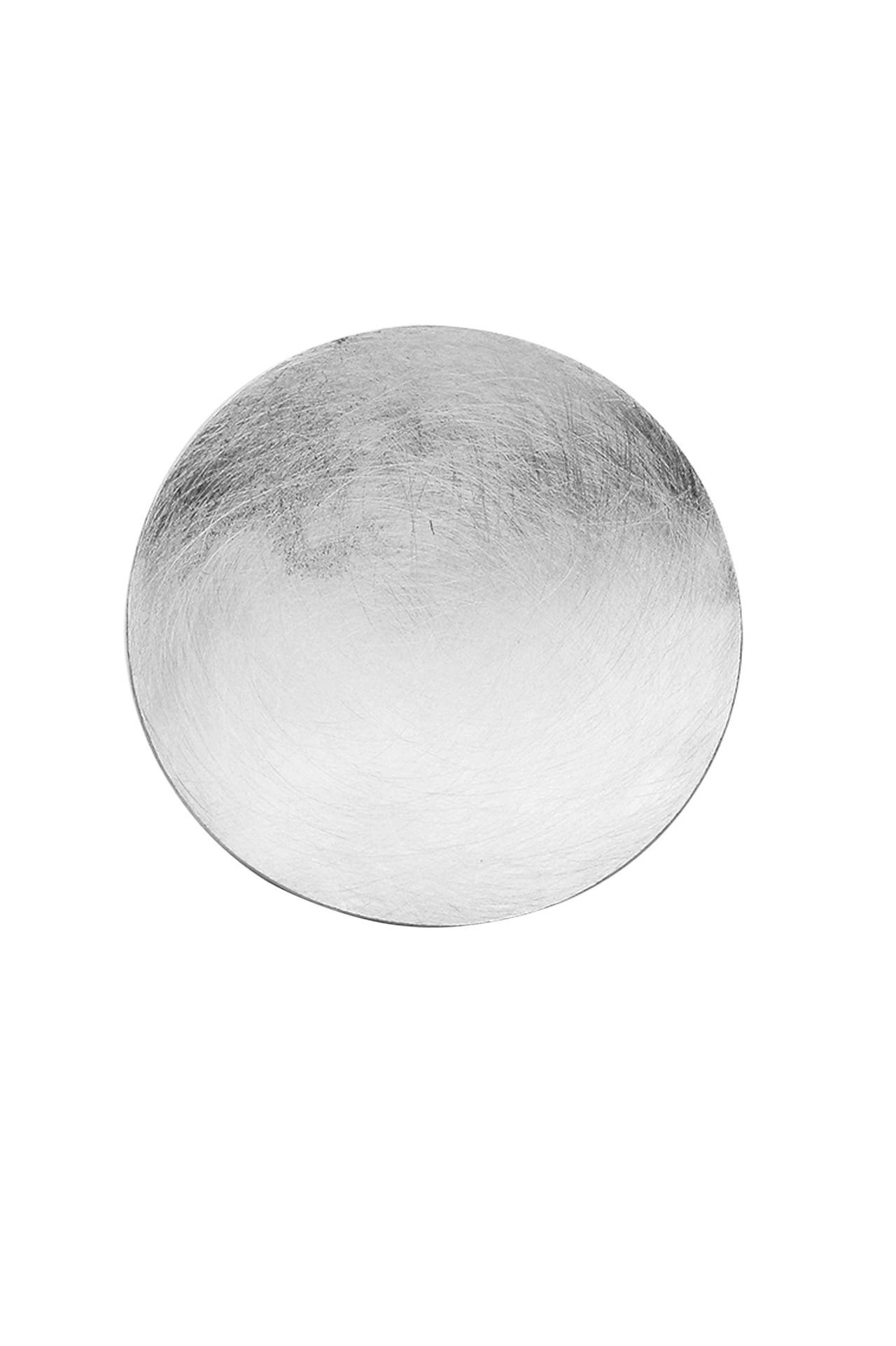 NENALINA Anhänger Basic Rund Gebürstet Geo Design Kreis 925 Silber, Bild 1