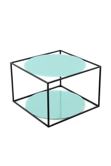 KAYOOM Beistelltisch Cody 110 grün - schwarz – eiche , modern