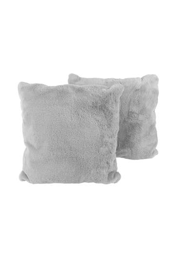 KAYOOM Kissen Aimee 525 2er-Set Dekokissen grau - blau