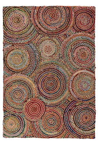 KAYOOM Wohnzimmer Teppich Kurzflorteppich Tulum 356 bunt