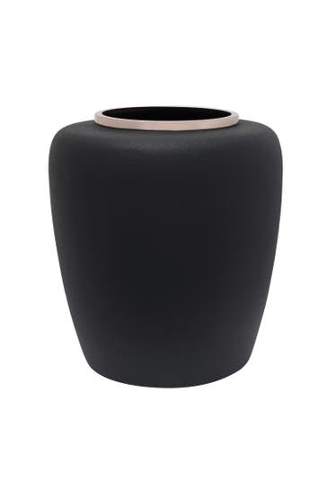 KAYOOM Vase Art Deco 2025 in schwarz - roségold