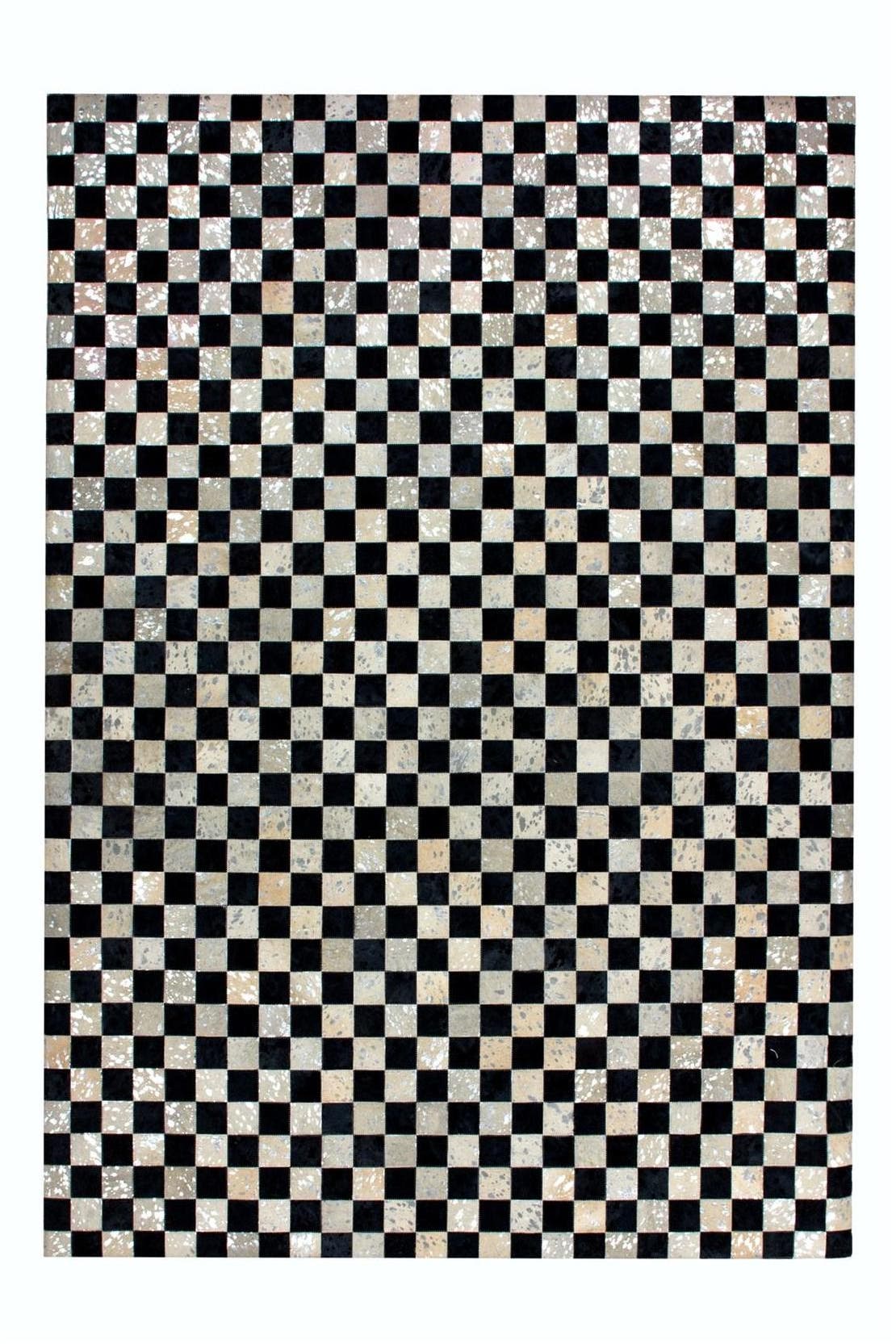 KAYOOM Wohnzimmer Teppich Fellteppich Rocket 210 in silber - grau – Modern, Bild 1