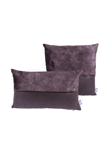 KAYOOM Kissen Dekokissen Picco 125 2er-Set Grau - Braun grau - braun