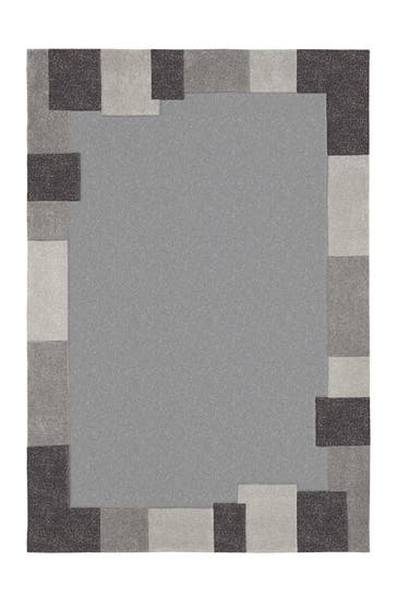 ARTE ESPINA Wohnzimmer Teppich Kurzflorteppich Spirit Frisee 3087 70 x 140 cm in taupe - grau