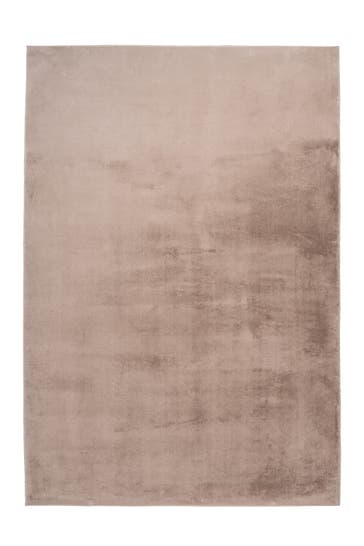 KAYOOM Wohnzimmer / Schlafzimmer Kurzflor Teppich Cross 425 Taupe
