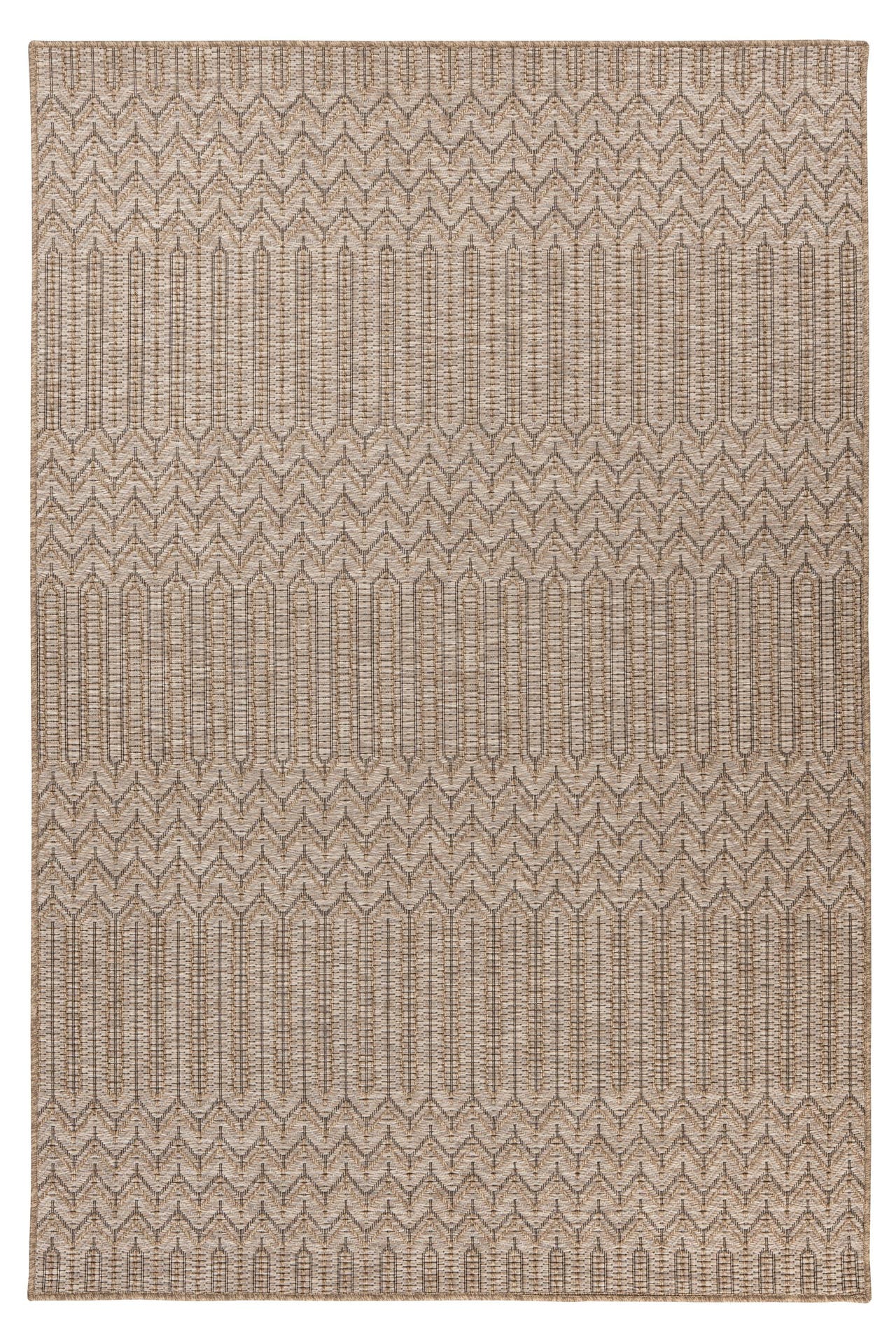 KAYOOM Wohnzimmer Kurzflor Teppich Sindra 125 Natur, Bild 1