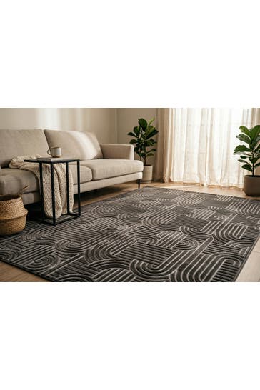 KAYOOM Wohnzimmer Teppich Kurzflorteppich Calma 125